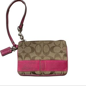 Small Coach Wristlet